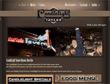 Tablet Screenshot of candlelighttavern.com